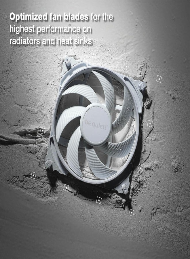 be quiet! Silent Wings 4 Cooling Fan | 120mm PWM | 3000 RPM | White | BL118 - Image 2